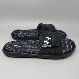 Under Armour Sandals Mens Size 10 Mercenary Casual Slip On Slide  Black